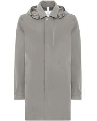DUNO - Bi-Stretch 3-Laags Jas Met Afneembare Capuchon - Lyst