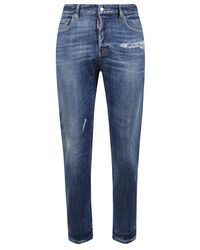 DSquared² - Regular Fit Straight Leg Jeans - Lyst
