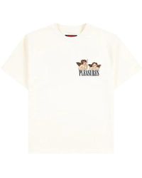 Pleasures - Dynamic T-Shirt Met Korte Mouwen En Ronde Hals - Lyst