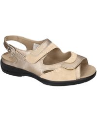 SOLIDUS - Schoenen ,Geel ,Leer Lia (H) Sandal - Lyst