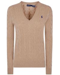 Ralph Lauren - V-Neck Knitwear - Lyst