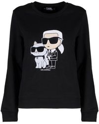 Karl Lagerfeld - Ikon Sweater Van Biologisch Katoen - Lyst