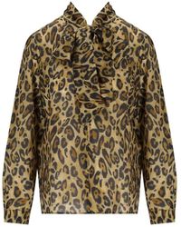 Marella - Overhemden ,Bruin ,Nastro Shirt - Lyst
