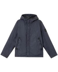 Stone Island - Crinkle Reps R-Ny Hooded Jas - Lyst