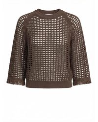Peserico - Round-Neck Knitwear - Lyst