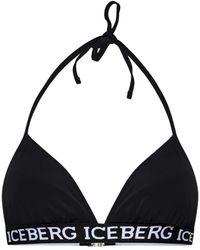 Iceberg - Badmode ,Zwart ,Badpak Top - Lyst