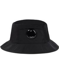 C.P. Company - Schwarzer chrome r linse logo eimer hut - Lyst