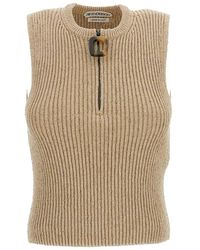 JW Anderson - Jw Anderson Neutrals Tops - Lyst