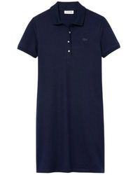 Lacoste - Jurken Blauw - Lyst