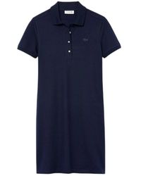 Lacoste - Jurken Blauw - Lyst