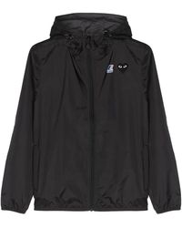 COMME DES GARÇONS PLAY - J507 Full Zip Jas - Lyst