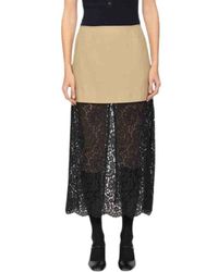 Sea - Steingewaschener Chino Rock Mit Spitze - Lyst