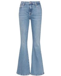7 For All Mankind - Hellblaue flared jeans 7 for all kind - Lyst