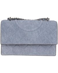 Tory Burch - Blau Umhängetasche Chic Stil - Lyst