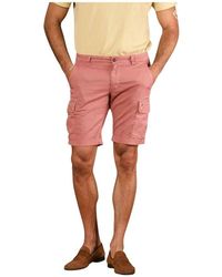 Mason's - Slim Fit Cargo Bermuda Shorts - Lyst