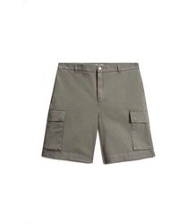 Woolrich - Korte Broeken ,Groen ,Katoen Cotton Twill Cargo Short Gd - Lyst