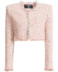 Balmain - Tweed Jackets - Lyst