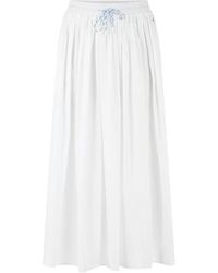 Marc Cain - Rokken ,Wit ,Halflange Rok - Lyst