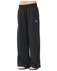 PUMA - Wide Trousers - Lyst