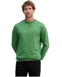 Barbour - Hoodies & Sweatvesten ,Groen ,Katoen Logo-Geborduurd Sweatshirt Met Ronde Hals - Lyst