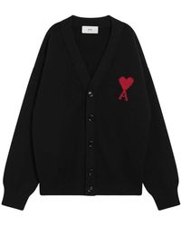 Ami Paris - De Coeur Cardigan - Lyst
