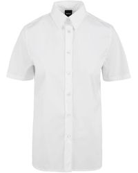 Aspesi - Overhemden ,Wit ,Katoen Damesblouse Model 5447 6807 29072 - Lyst