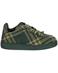 Burberry - Nylon low top sneaker trainers - Lyst