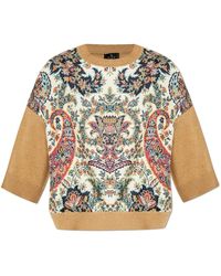 Etro - Round-Neck Knitwear - Lyst