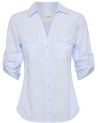 Part Two - Heather Katoenen Shirt Cortniapw Sh Blouse - Lyst