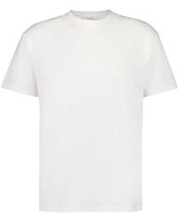 Givenchy - Tops ,Wit ,Katoen Logo Katoenen T-Shirt - Lyst