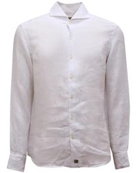 Sonrisa - Ls7169 H1102 01 Silvery Linen Shirt - Lyst