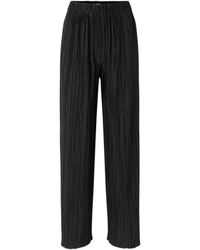 Samsøe & Samsøe - Broeken ,Zwart ,Polyester Uma Broek - Lyst