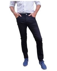 Jacob Cohen - Slim fit jeans aus baumwollmischung mit gürtelschlaufen - Lyst