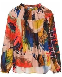 GUSTAV - Overhemden ,Veelkleurig ,Blush Print Blouse - Lyst