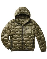 Blauer - Grüne welle nylon steppjacke - Lyst