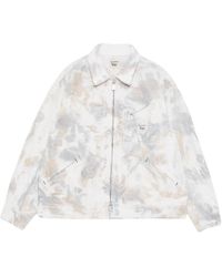 Roy Rogers - Tie & Dye Worker Jacke Mit Reißverschluss - Lyst