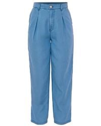 Kocca - Klare blaue wide leg jeans - Lyst