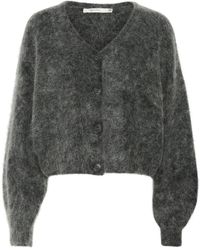 Gestuz - Gemütlicher Cardigan Mit Puffärmeln - Lyst