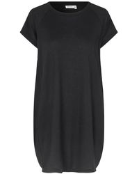 Masai - Schwarzes Basic Tunika Kleid - Lyst