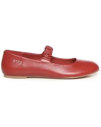 V73 - Leder Ballerinas - Lyst