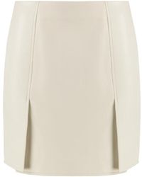 Tod's - Rokken ,Wit ,Leer Leren Minirok - Lyst