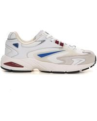 Date - Sneakers Van Canvas En Leer Met Net - Lyst