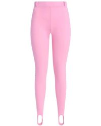 Moschino - Jersey Leggings Met Logo - Lyst