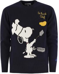 Mc2 Saint Barth - Basic embro sweater - Lyst