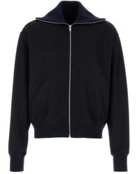 Jil Sander - Truien & Vesten ,Blauw ,Wol Wool Cardigan - Lyst