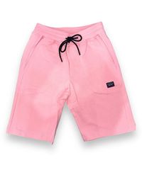 Paul & Shark - Short in cotone rosa regular fit - Lyst