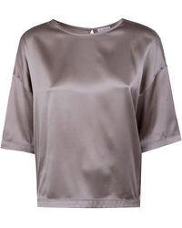 Brunello Cucinelli - Overhemden ,Bruin ,Blouses - Lyst