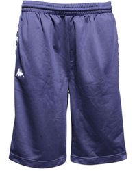 Kappa - Korte Broeken ,Blauw ,Polyester Sportieve Treadwell Bermuda Shorts - Lyst