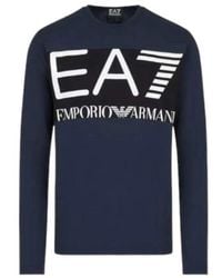 EA7 - Long Sleeve T-Shirts - Lyst