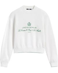 Jacquemus - Weißes Hemd Bequemer Stil - Lyst
